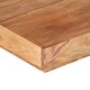 Mesa De Centro De Madera Maciza De Acacia 45x45x40 Cm Marrón