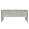 Mesa De Centro Contrachapada Gris Hormigón 102x50,5x46,5 Cm