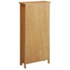 Armario De Almacenaje De Madera De Roble Maciza 50x22x110 Cm