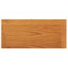 Armario De Almacenaje De Madera De Roble Maciza 50x22x110 Cm