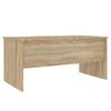 Mesa De Centro Madera Contrachapada Sonoma 102x50,5x46,5 Cm Marrón