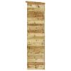 Cobertizo De Herramientas Madera Pino Impregnada 123x45x171 Cm Marrón