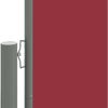 Toldo Lateral Retráctil Rojo 180x1200 Cm