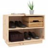 Armario Zapatero De Madera Maciza De Pino 60x34x45 Cm