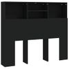 Mueble Cabecero Negro 120x19x103,5 Cm