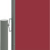 Toldo Lateral Retráctil Rojo 200x1200 Cm