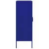 Armario De Almacenamiento Acero Azul Marino 80x35x101,5 Cm