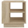 Mesa De Centro Madera Contrachapada Roble Sonoma 40x40x43 Cm Beige