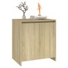 Aparador De Madera Contrachapada Roble Sonoma 70x41x75 Cm Beige