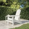 Silla De Jardín Adirondack Hdpe Blanca