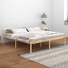 Cama Para Personas Mayores Madera Maciza De Pino 200x200 Cm