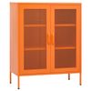 Armario De Almacenamiento Acero Naranja 80x35x101,5 Cm