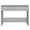 Mesa Consola Madera De Ingeniería Gris Sonoma 100x35x76,5 Cm