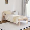 Cama De Personas Mayores Madera Maciza De Pino 75x190 Cm