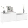 Mueble Para Tv Madera Contrachapada Blanco 146,5x35x50 Cm