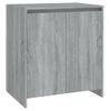 Aparador De Madera Contrachapada Gris Sonoma 70x41x75 Cm