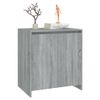 Aparador De Madera Contrachapada Gris Sonoma 70x41x75 Cm