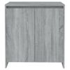 Aparador De Madera Contrachapada Gris Sonoma 70x41x75 Cm