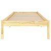 Estructura De Cama De Madera Maciza De Pino 100x200 Cm