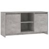 Mueble De Tv Madera Contrachapada Gris Hormigón 102x37,5x52,5cm