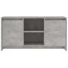 Mueble De Tv Madera Contrachapada Gris Hormigón 102x37,5x52,5cm