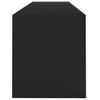 Mueble Para Tv Madera Contrachapada Negro 120x30x40,5 Cm