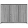 Aparador De Madera De Ingeniería Gris Sonoma 102x33x75 Cm