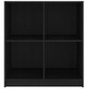 Aparador Madera Maciza De Pino Negro 70x33x76 Cm