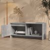 Mueble Para Tv Madera Contrachapada Gris Hormigón 90x35x40 Cm