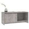 Mueble Para Tv Madera Contrachapada Gris Hormigón 90x35x40 Cm