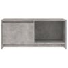 Mueble Para Tv Madera Contrachapada Gris Hormigón 90x35x40 Cm