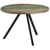 Mesa De Comedor Madera Maciza Reciclada 110x75 Cm Multicolor