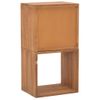 Mueble De Almacenaje Madera Maciza De Teca 40x30x76 Cm Marrón