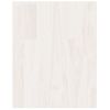 Mueble De Tv De Madera Maciza De Pino Blanco 70x33x42 Cm