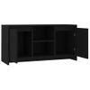 Mueble Para Tv Madera Contrachapada Negro 102x37,5x52,5 Cm