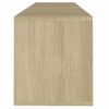 Mueble Para Tv Madera Contrachapada Roble Sonoma 120x30x40,5 Cm Beige