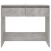 Mesa Consola Madera Contrachapada Gris Hormigón 89x41x76,5 Cm