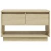 Mueble Para Tv Madera Contrachapada Roble Sonoma 70x41x44 Cm Beige