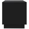 Mueble Para Tv Madera Contrachapada Negro 102x41x44 Cm