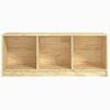 Mueble De Tv Madera Maciza De Pino 104x33x41 Cm Marrón