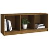 Mueble De Tv De Madera Maciza Pino Marrón Miel 104x33x41 Cm