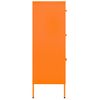 Armario De Almacenamiento Acero Naranja 80x35x101,5 Cm