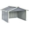 Cobertizo Para Cortacésped Acero Galvanizado Gris 92x97x63 Cm