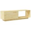 Mueble De Tv De Madera Maciza De Pino 110x30x33,5 Cm Marrón