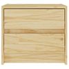 Mesitas De Noche 2 Uds Madera Maciza De Pino 40x30,5x35,5 Cm