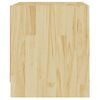 Mesitas De Noche 2 Uds Madera Maciza De Pino 40x30,5x35,5 Cm