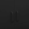 Armario De Acero Negro 90x50x180 Cm