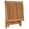 Reposapiés Plegable Madera Maciza De Teca 46,5x49x41,5 Cm Marrón