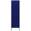 Armario De Acero Azul Oscuro 90x50x180 Cm