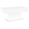 Mesa De Centro Madera Contrachapada Blanco 96x50x45 Cm